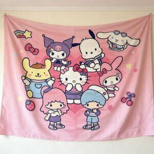 Cute Cartoon Tapestry Living Room Wall Art 51" X 59"